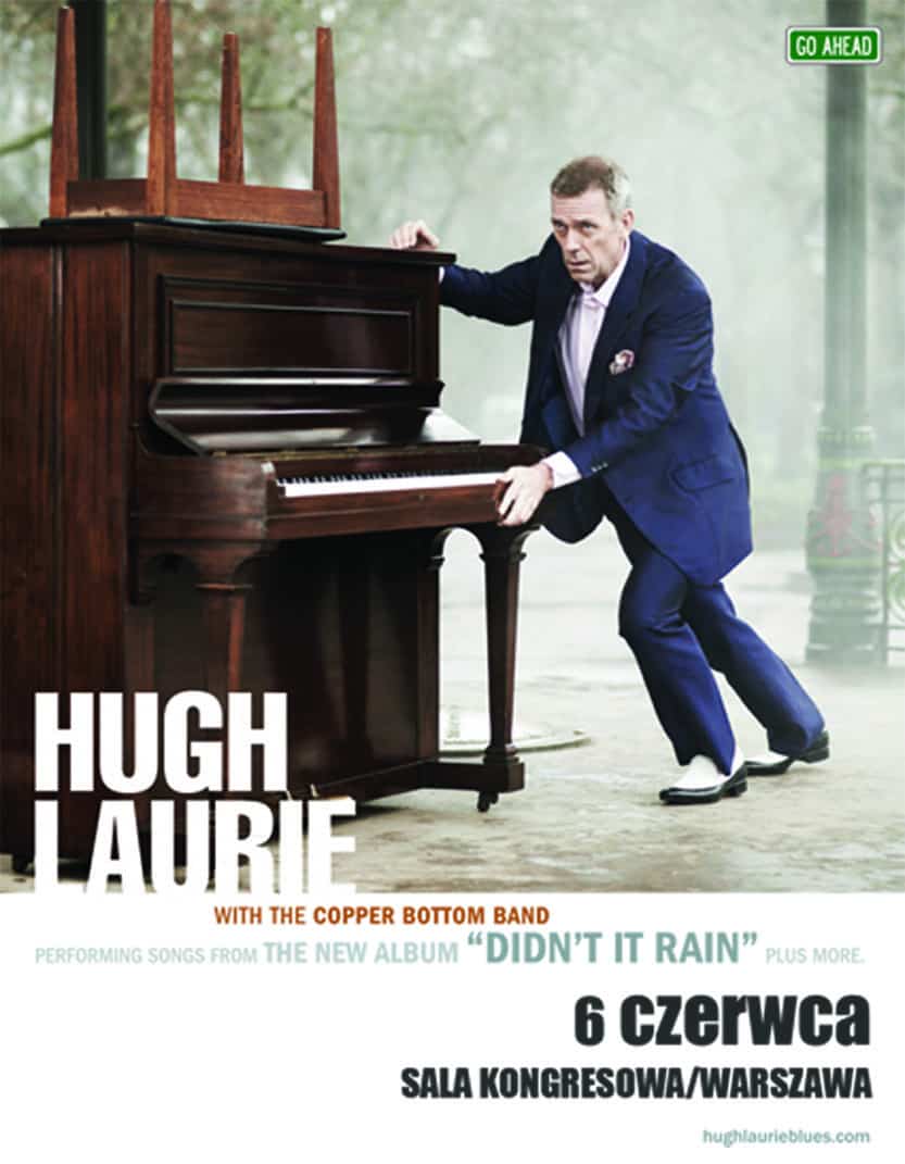 Hugh Laurie na pierwszym koncercie w Polsce!